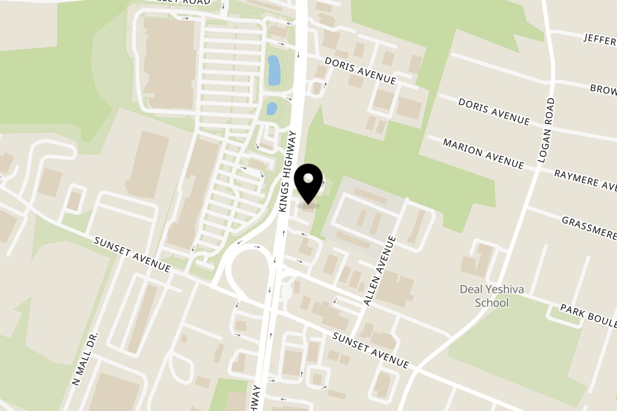 Map showing the location of Tandoor Restaurant & Catering on 1013 NJ-35 in Ocean Township